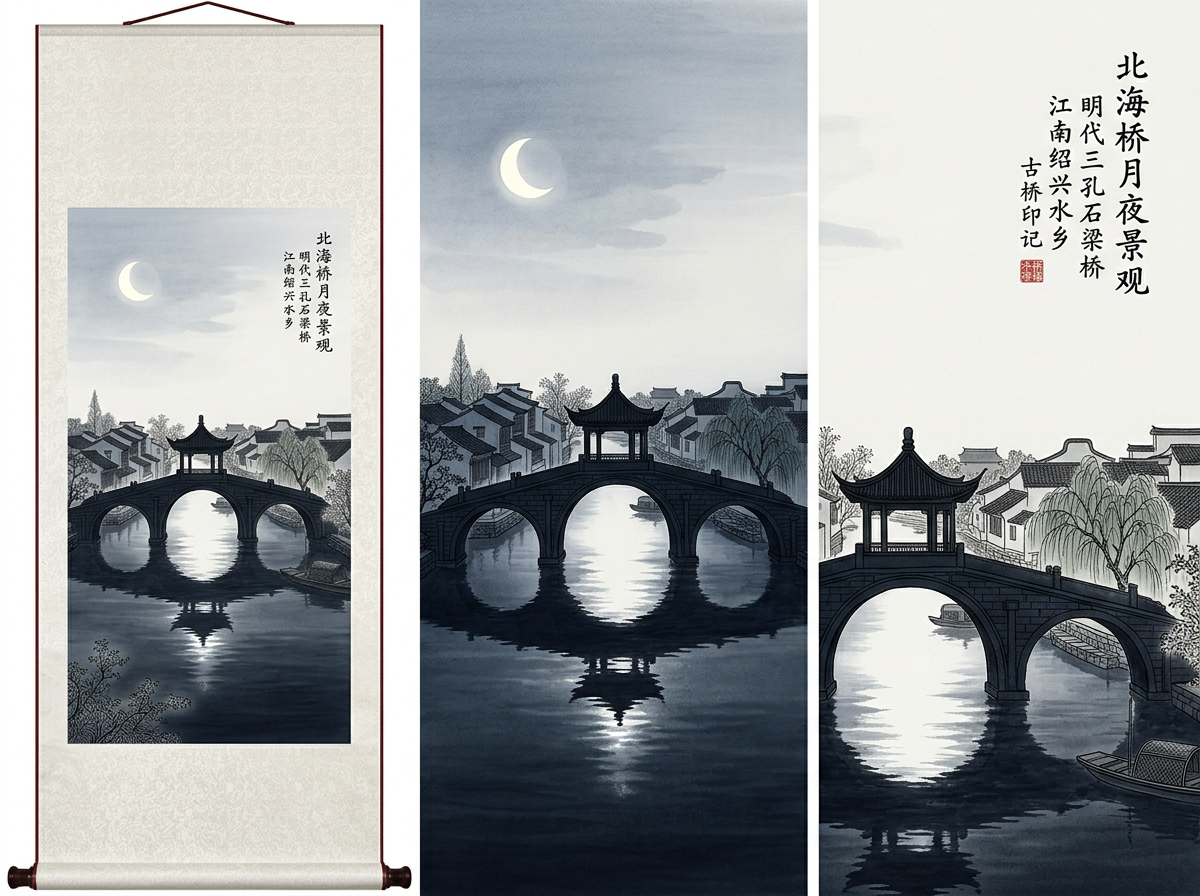北海桥桥栏雕饰